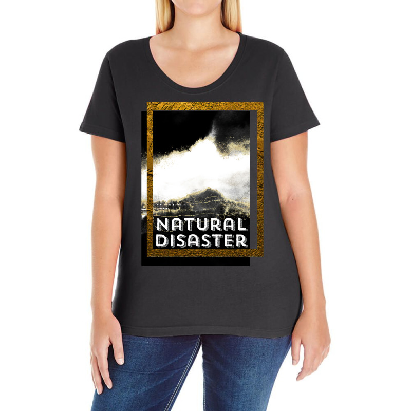 Natural Disaster Yellow Ladies Curvy T-Shirt by zuhaojumba1 | Artistshot