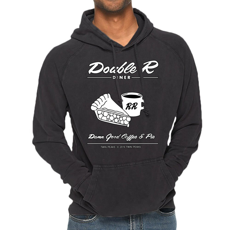 Double R Diner   Twin Peaks 2 Vintage Hoodie | Artistshot