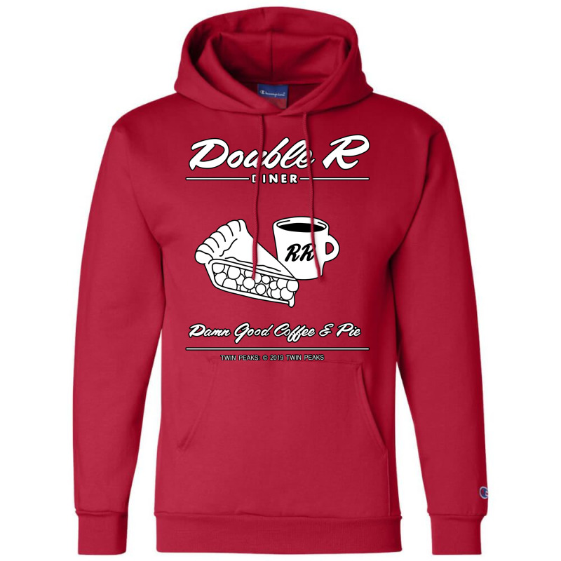 Double R Diner   Twin Peaks 2 Champion Hoodie | Artistshot