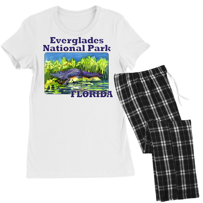 Everglades National Park Florida Retro Women's Pajamas Set by brenzanohi | Artistshot