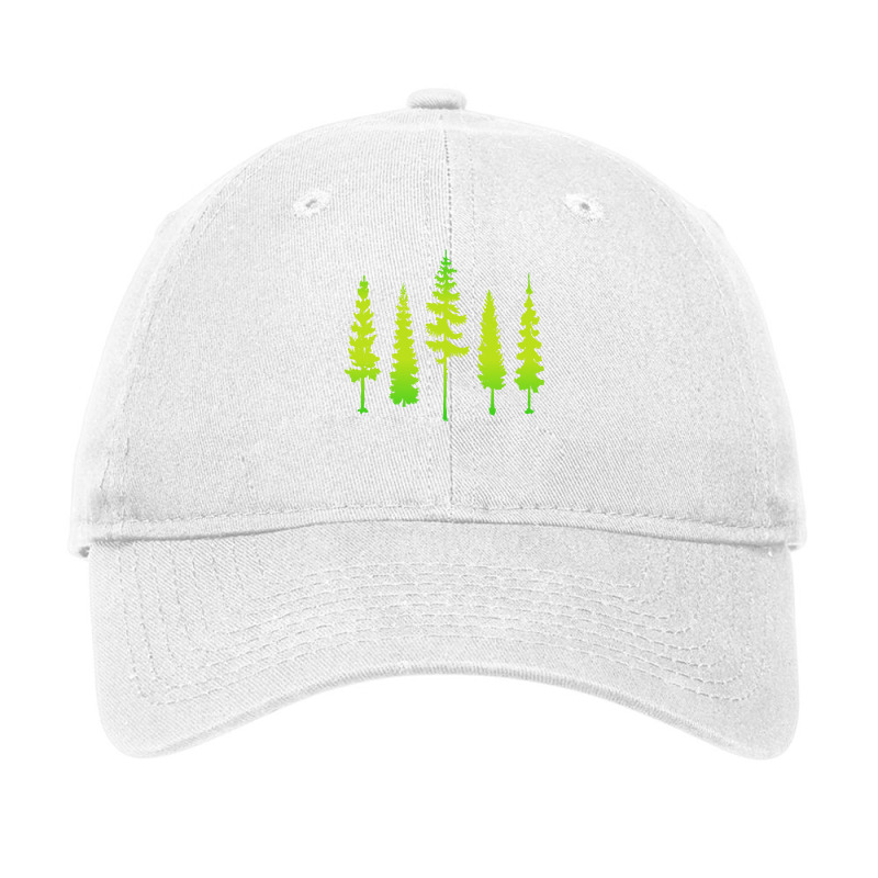 Beautiful Vibrant Conifer Trees Girl Adjustable Cap by dassenaykp | Artistshot