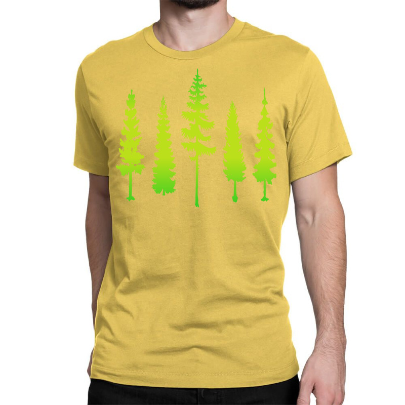 Beautiful Vibrant Conifer Trees Girl Classic T-shirt by dassenaykp | Artistshot