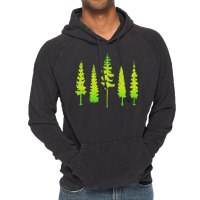 Beautiful Vibrant Conifer Trees Girl Vintage Hoodie | Artistshot