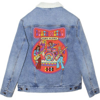 Death Metal Sing Along Unisex Sherpa-lined Denim Jacket | Artistshot