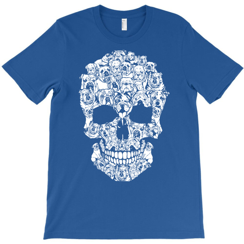 English Bulldog Halloween Skull Horror Costumes T-Shirt by ajidkannurp | Artistshot