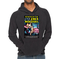 Attack Of The Crab Monsters Vintage Hoodie | Artistshot