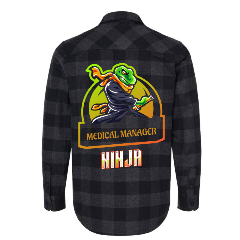 Medical Manager Ninja Yellow Flannel Shirt by doveriilskeh | Artistshot