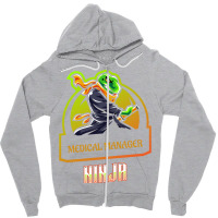 Medical Manager Ninja Yellow Zipper Hoodie | Artistshot