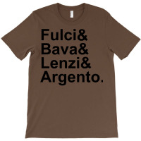 Italian Horror Ampersand   Fulci  Bava  Lenzi  Arg T-shirt | Artistshot