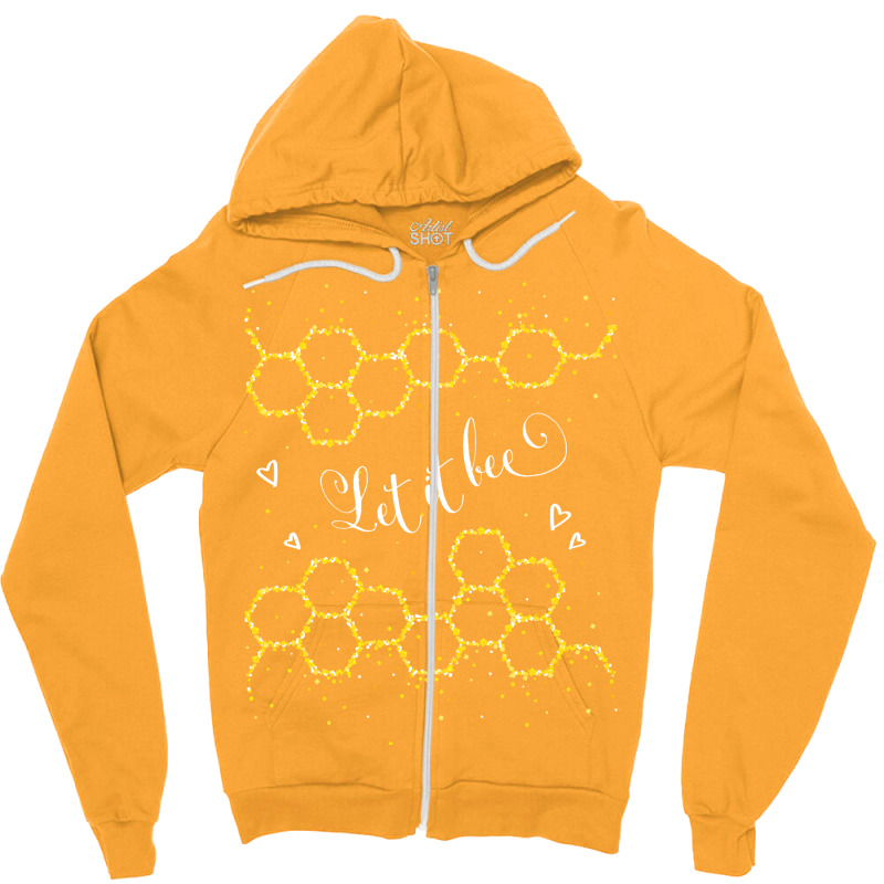 Let It Bee Beekeeper Environment Conservation 70s Zipper Hoodie | Artistshot