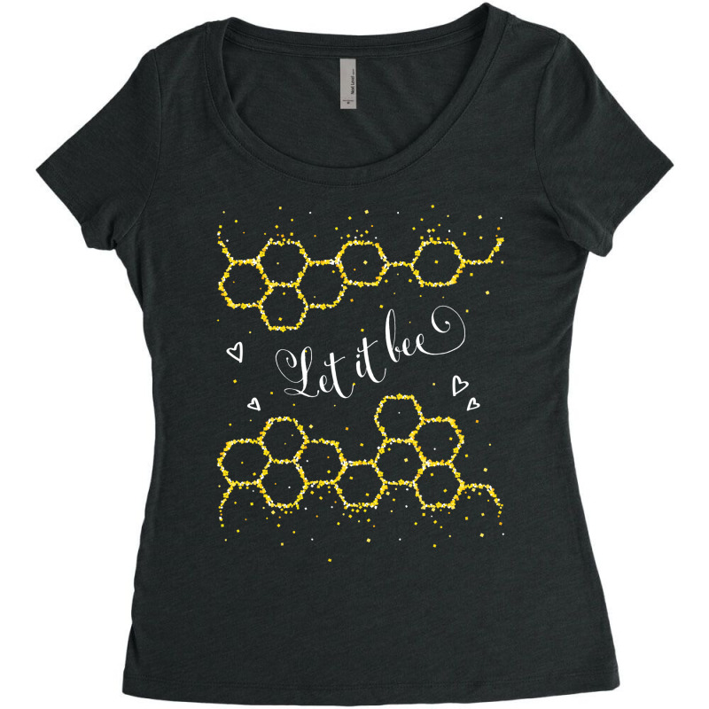 Let It Bee Beekeeper Environment Conservation 70s Women's Triblend Scoop T-shirt | Artistshot