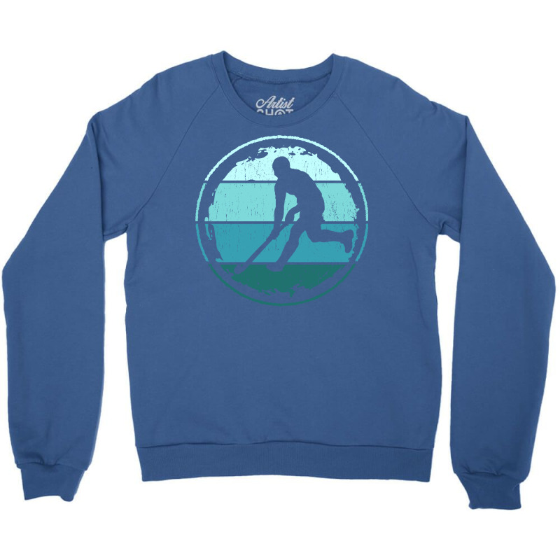 Field Hockey Player Vintage Hockey Retro Crewneck Sweatshirt by abataymunaevj | Artistshot