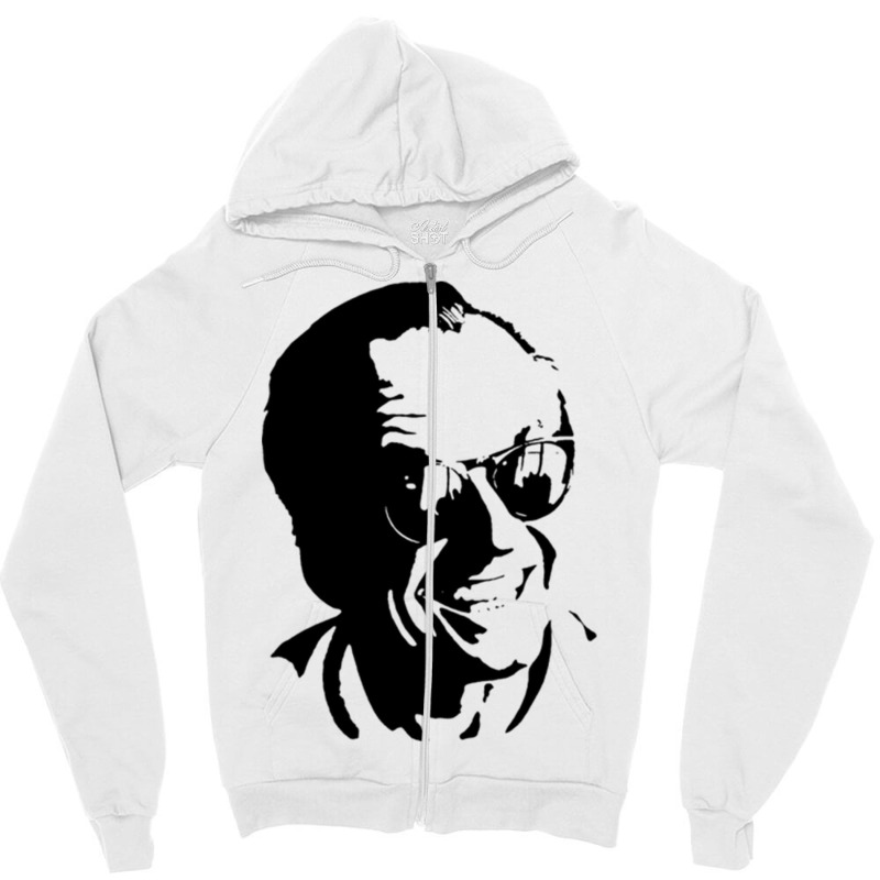 Jack Nicholson And Happy Smile Zipper Hoodie | Artistshot