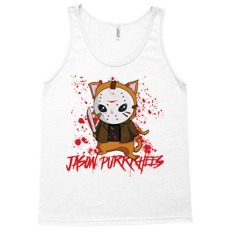 Jason Purrrhees Tank Top | Artistshot