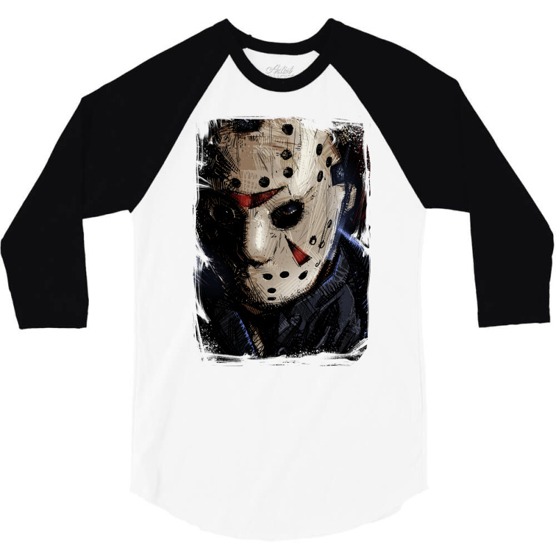 Jason Voorhees 3/4 Sleeve Shirt | Artistshot