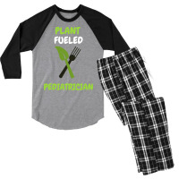 Plant Fueled Pediatrician Love Men's 3/4 Sleeve Pajama Set | Artistshot