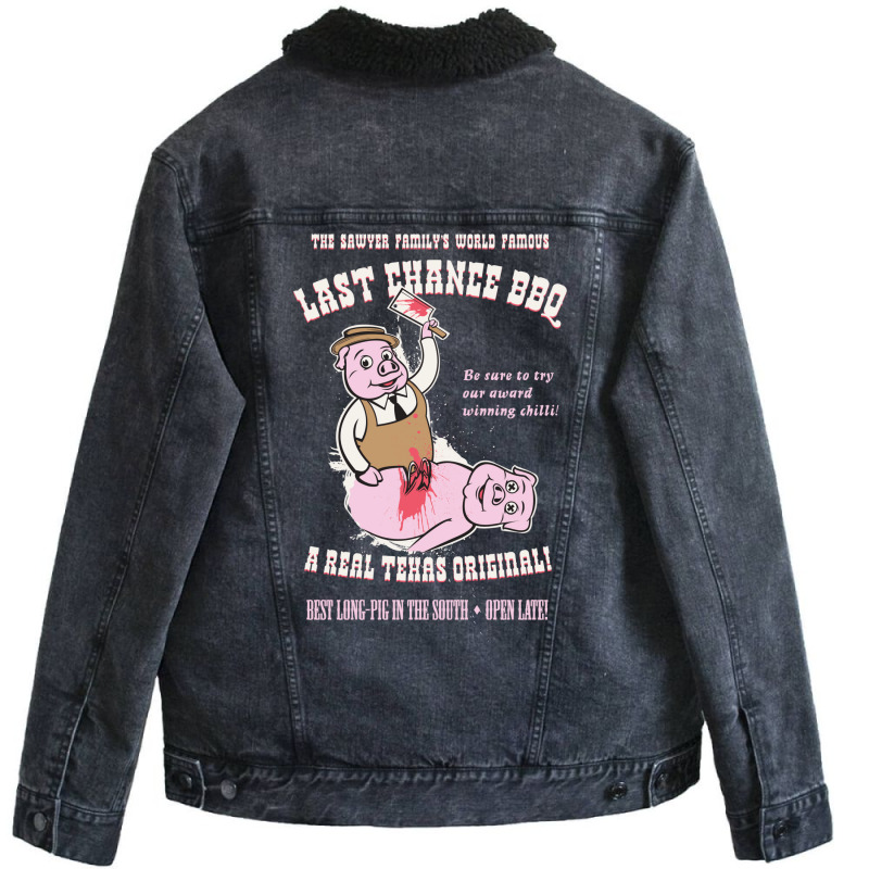 Last Chance Bbq Unisex Sherpa-lined Denim Jacket | Artistshot