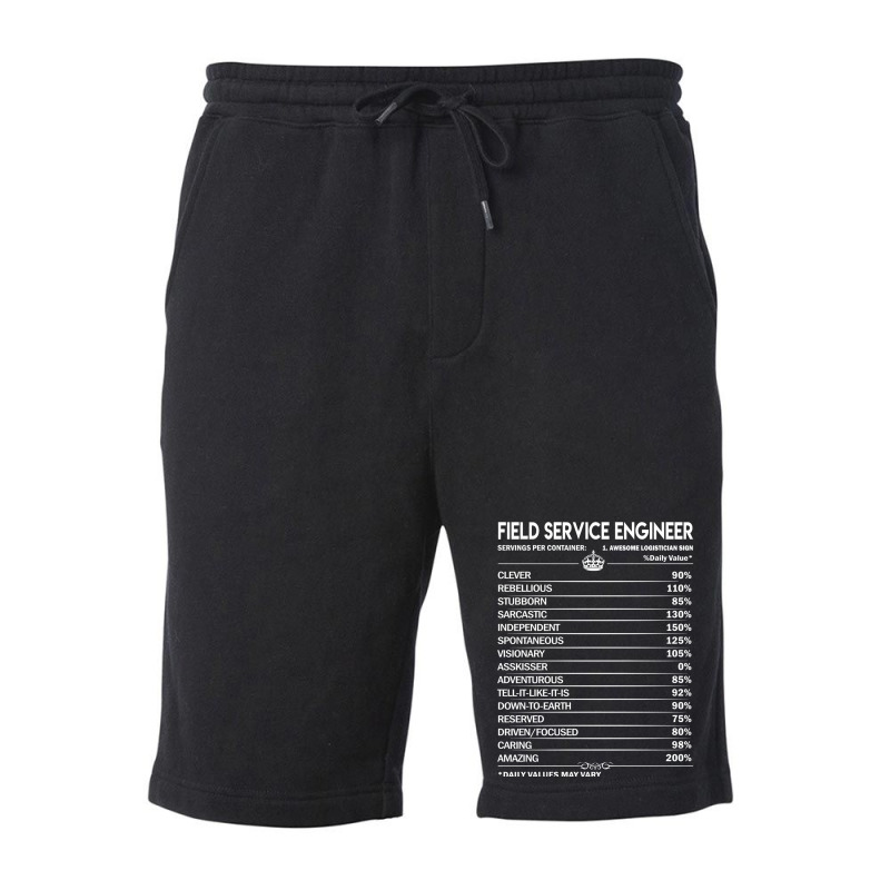 Field Service Engineer T  Daily Factors 2 Gift Ite Fleece Short by abataymunaevj | Artistshot