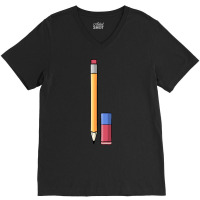 Pencil Drawing Art Aesthetic V-neck Tee | Artistshot