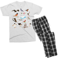 Various Birds Red Men's T-shirt Pajama Set | Artistshot