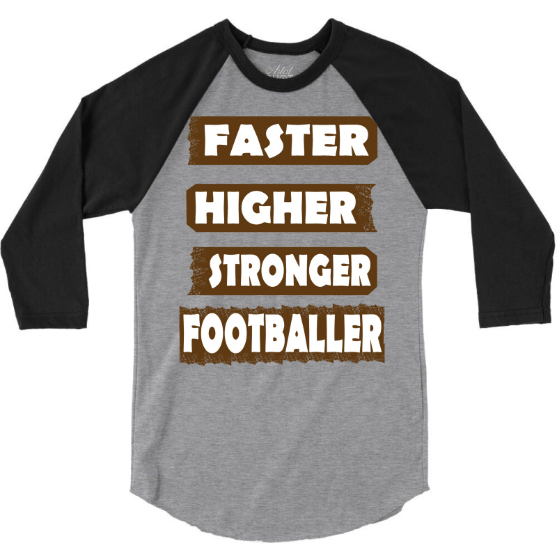 American Football Touchdown Runningback Aesthetic 3/4 Sleeve Shirt | Artistshot