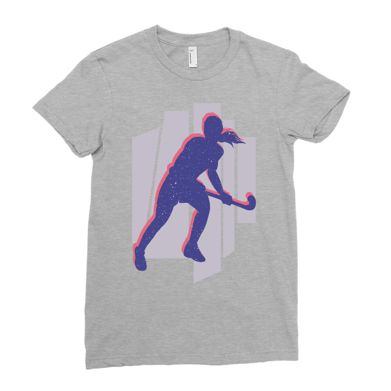 Field Hockey Kids Hockey Player Stars Ladies Fitted T-Shirt by fostaraarama | Artistshot