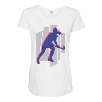 Field Hockey Kids Hockey Player Stars Maternity Scoop Neck T-shirt | Artistshot