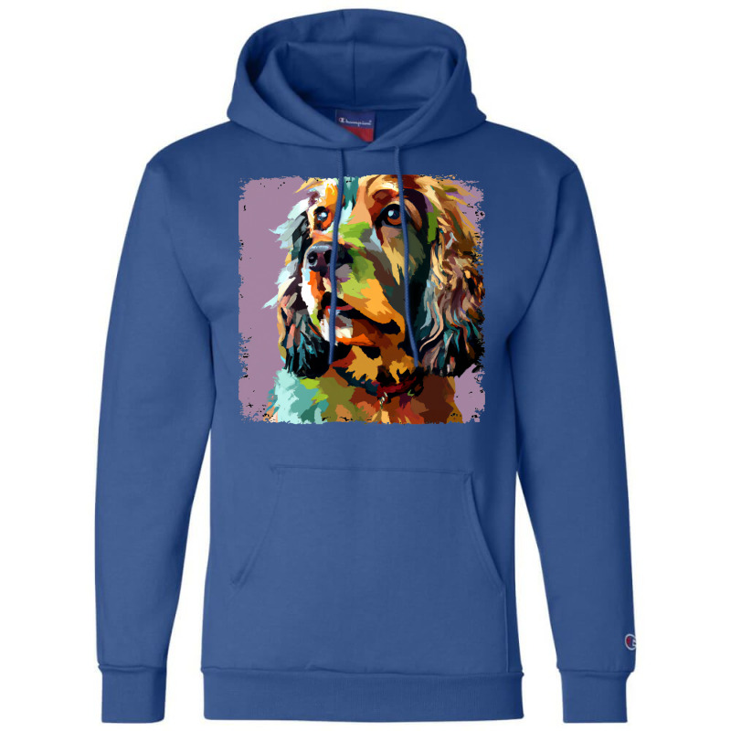 Field Spaniel Pop Art Dog Lover Gifts Girl Champion Hoodie by piltoroseros | Artistshot