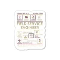 Field Service Engineer T  Multitasking Daily Value Sticker | Artistshot