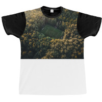 Soccer Pitch Music Graphic T-shirt | Artistshot