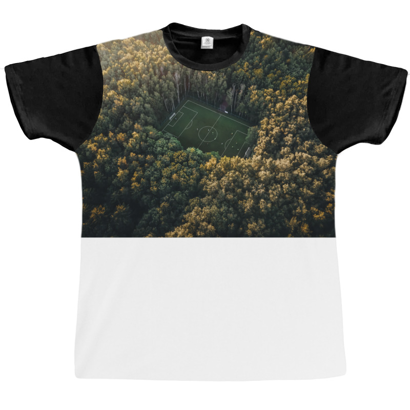 Soccer Pitch Music Graphic T-shirt by taglusirnuk | Artistshot