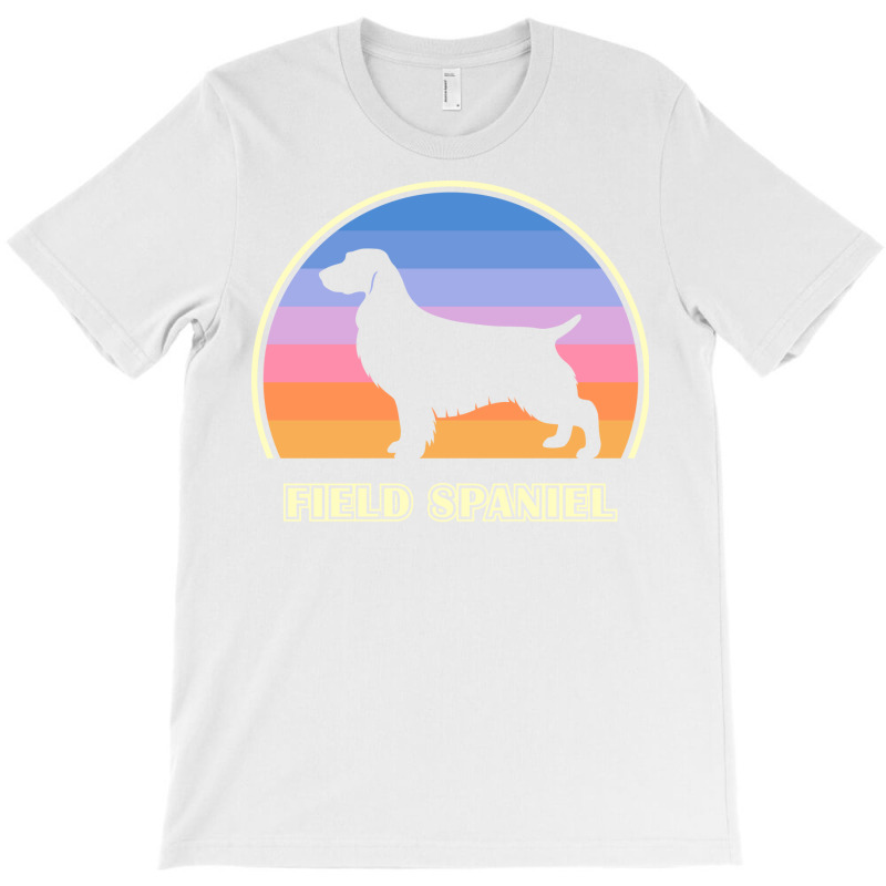 Field Spaniel Vintage Sunset Dog Cute T-Shirt by boekelhulumn | Artistshot