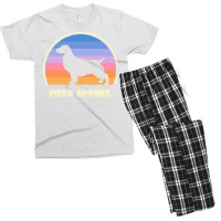 Field Spaniel Vintage Sunset Dog Cute Men's T-shirt Pajama Set | Artistshot