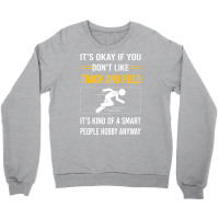 Funny Smart People Track And Field Travel Crewneck Sweatshirt | Artistshot