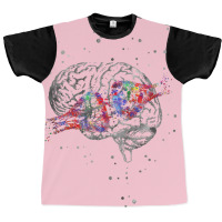 Synapse Receptor And Brain Travel Graphic T-shirt | Artistshot