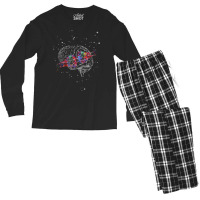 Synapse Receptor And Brain Travel Men's Long Sleeve Pajama Set | Artistshot