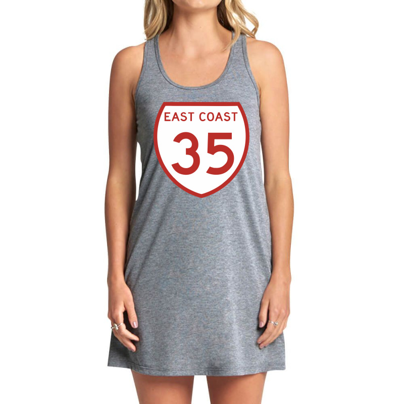 Highway 35 East Coast Tank Dress by suiittukijo | Artistshot