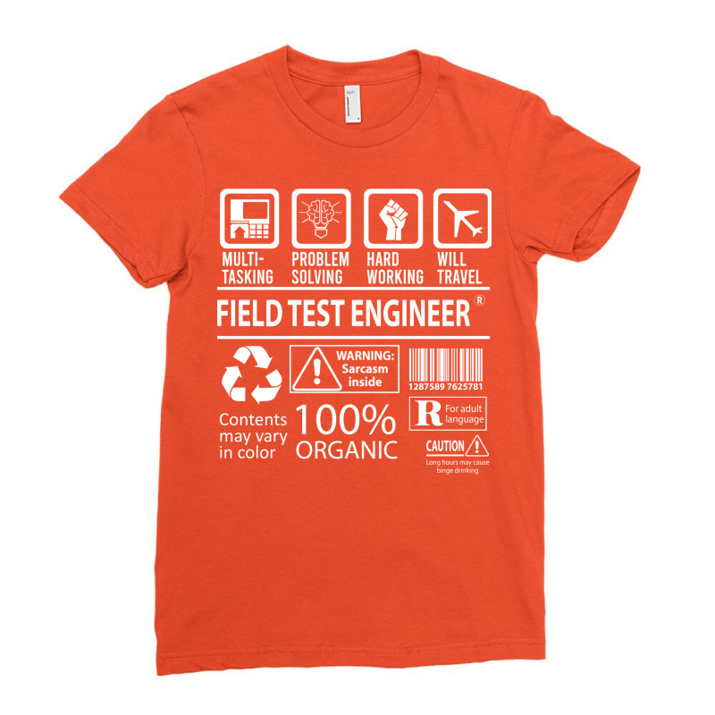 Field Test Engineer T  Multitasking Certified Job Ladies Fitted T-Shirt by hafethbonoz | Artistshot