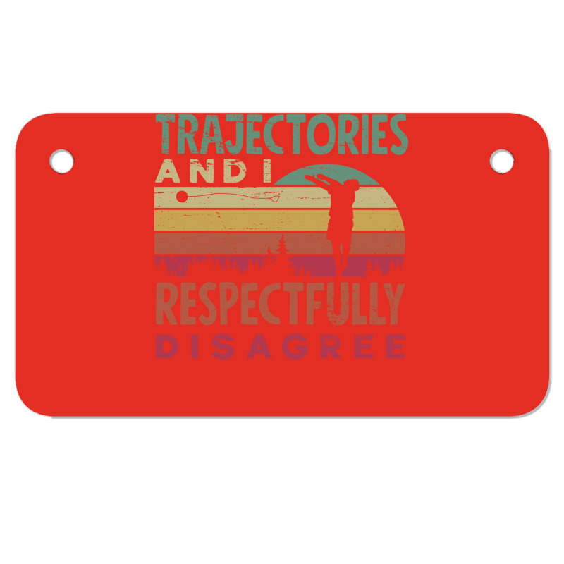 Track And Field Hammer Throwing Trajectories And I Motorcycle License Plate | Artistshot