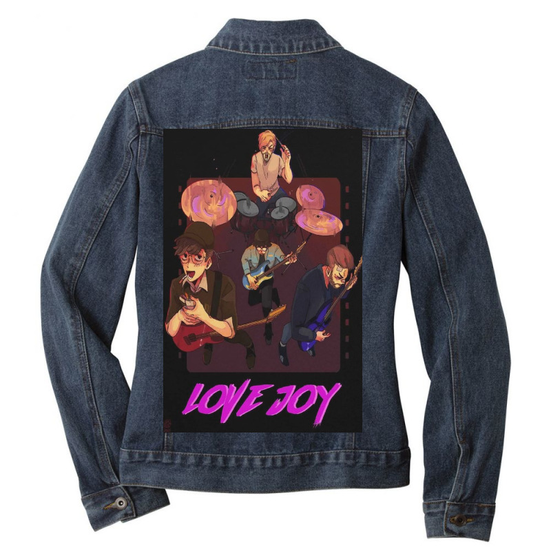 Lovejoy - Minimalist Amateur Concert Ladies Denim Jacket by barnedavid | Artistshot