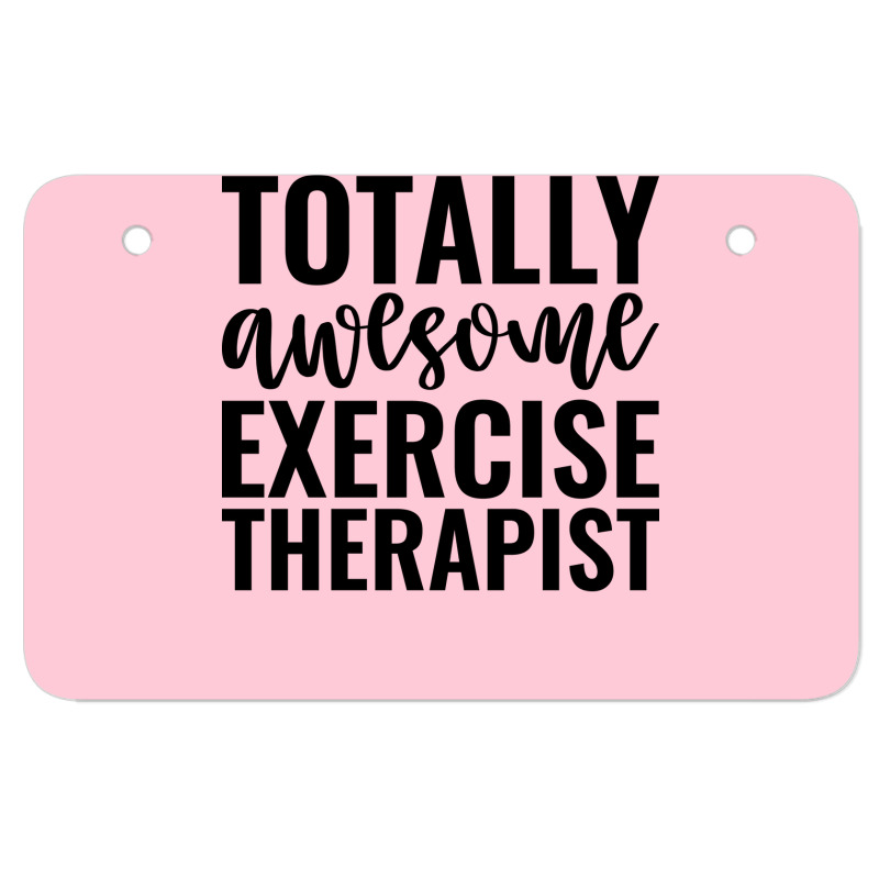 Totally Awesome Exercise Therapist Green Atv License Plate | Artistshot