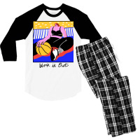 Work It Out Retro Men's 3/4 Sleeve Pajama Set | Artistshot