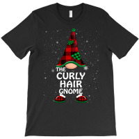 Curly Hair Gnome Buffalo Plaid Matching Family Chr T-shirt | Artistshot