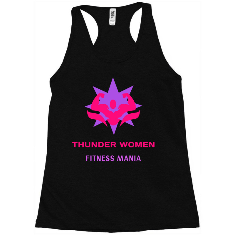 Thunder Women Fitness Mania Summer Racerback Tank by irsattirawiw | Artistshot