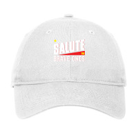 Salute The Brave Ones 80s Adjustable Cap | Artistshot