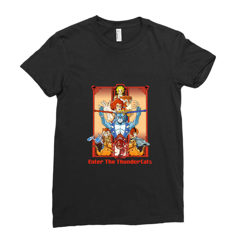 Enter The Thundercats Ladies Fitted T-Shirt by Teresa | Artistshot