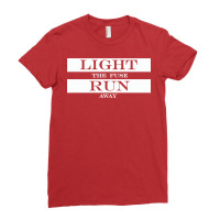 Light The Fuse Run Away Cute Ladies Fitted T-shirt | Artistshot