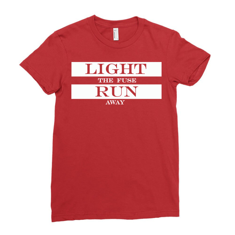 Light The Fuse Run Away Cute Ladies Fitted T-Shirt by vllaidenisoi | Artistshot