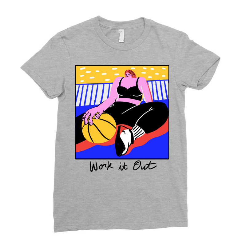 Work It Out 80s Ladies Fitted T-Shirt by maricanakevr | Artistshot