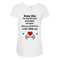 Know This Never Out Work Tumblr Maternity Scoop Neck T-shirt | Artistshot